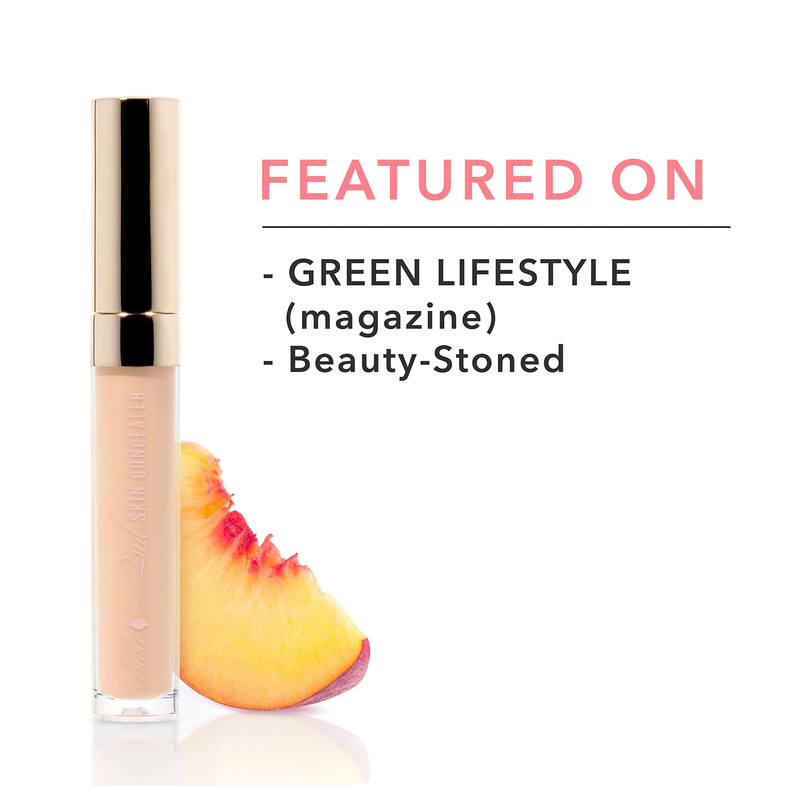 100% PURE 2nd Skin Concealer (Fruit Pigmented), Shade 2, Full Coverage, Lightweight, Liquid Concealer for Face, Under Eyes, Vegan Makeup (For Light-Medium Skin w/Neutral Undertones) - 0.17 Fl Oz - Image 8
