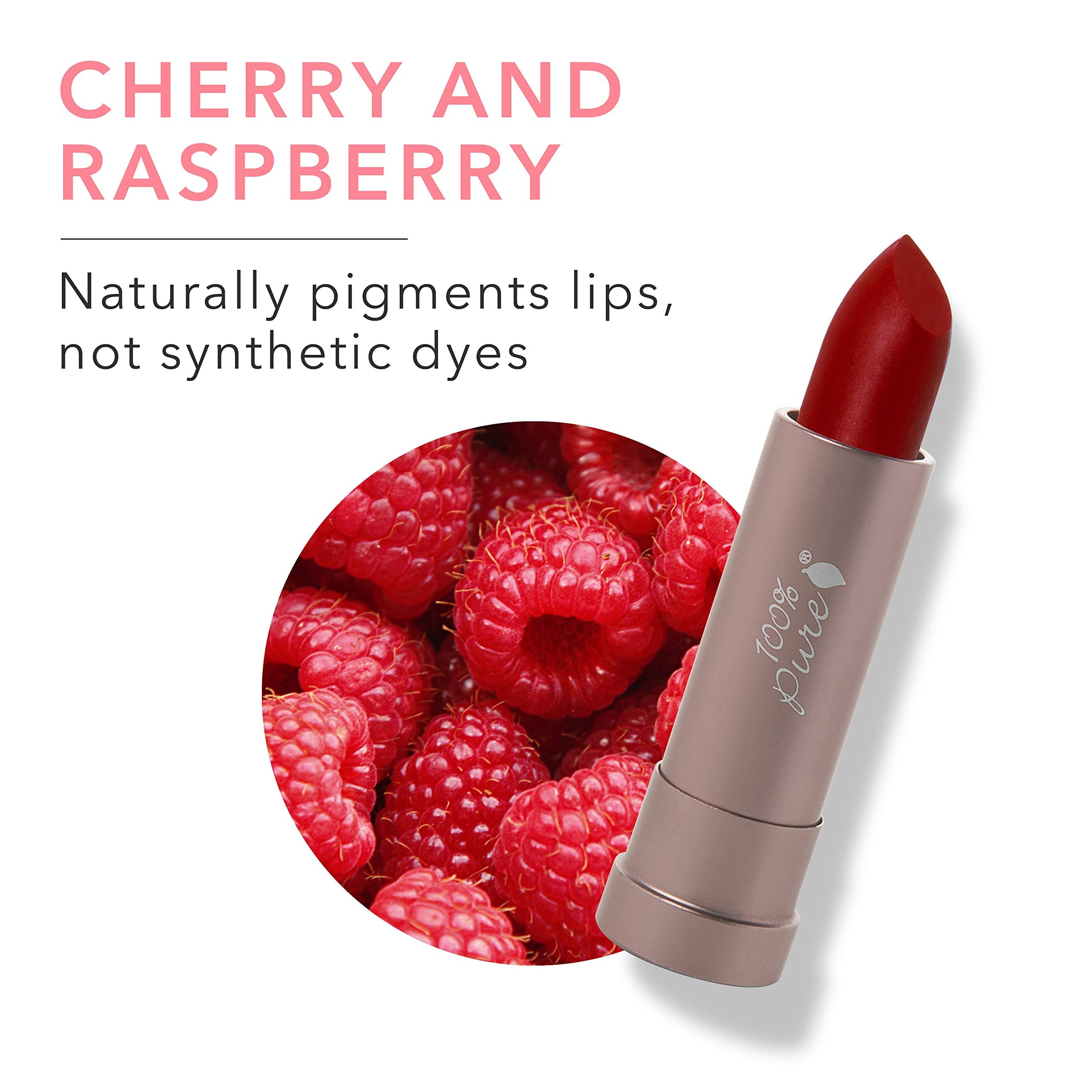 100% PURE Cocoa Butter Matte Lipstick Full Stay All Day Coverage, Lasting Moisturizing & Softening Natural Lip Color for All Skin Tones Vegan Fruit Pigmented Blood Orange (Classic Brick Red) - 0.15 oz - Image 4