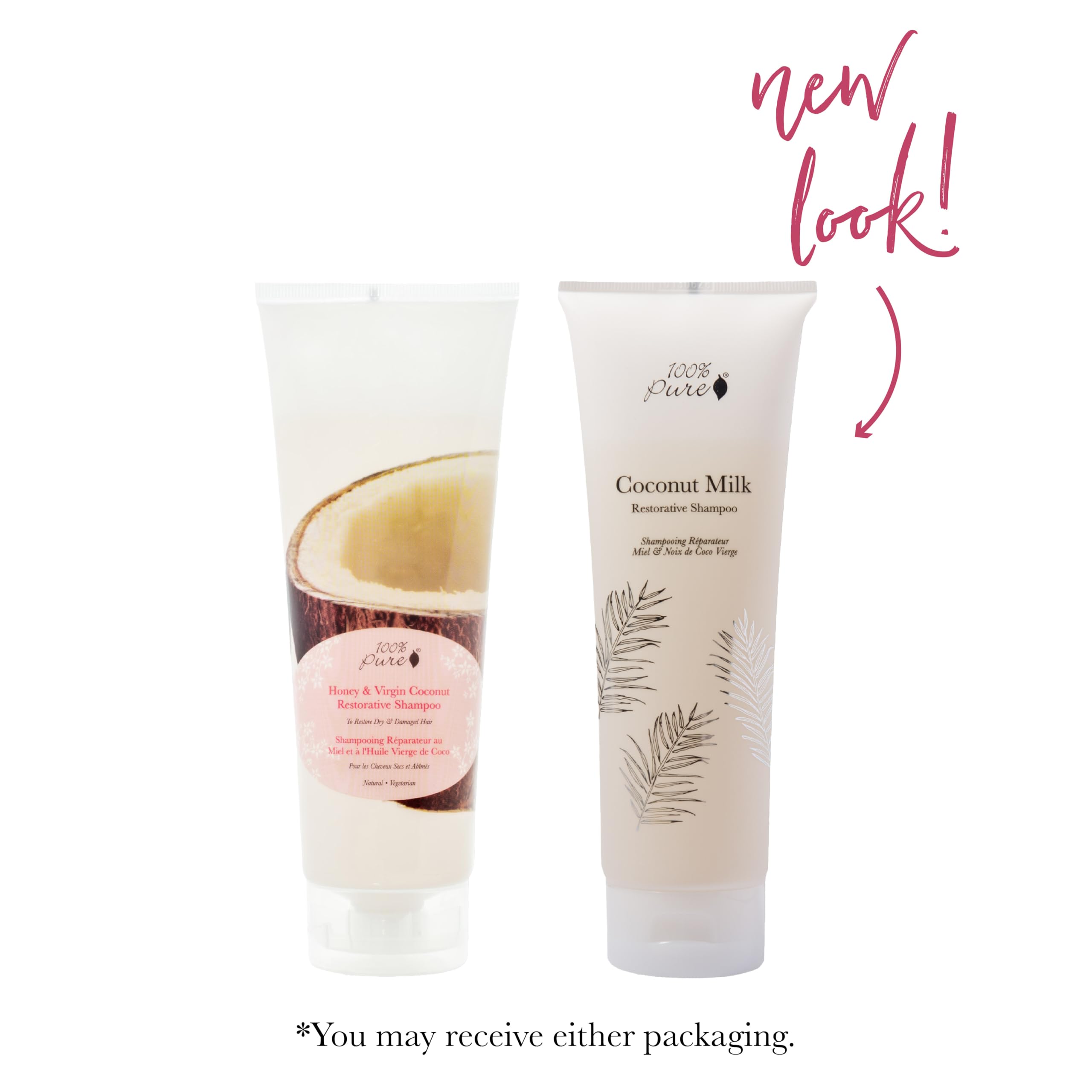 100% PURE Coconut Milk Restorative Shampoo & Cleansing Detox Helps Restore Damaged Hair, Replenish Moisture & Body - Healthy Hair Growth for Women & Men - Sulfate Free - 8 Fl Oz - Image 5