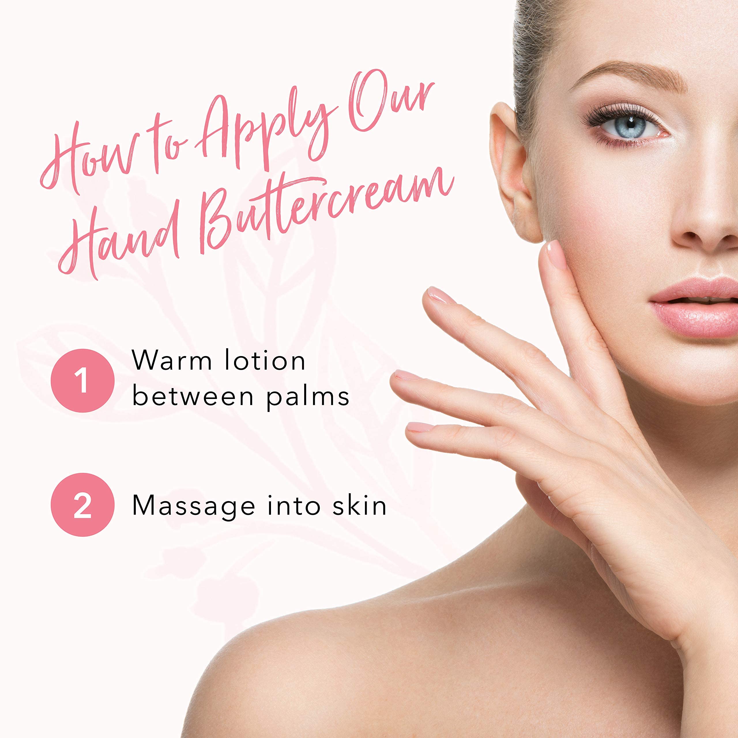 100% PURE Coconut Vegan Hand Cream Dry Skin Buttercream Lotion Made with Shea Butter Natural Moisturization for Dryness - 2 Fl Oz - Image 6