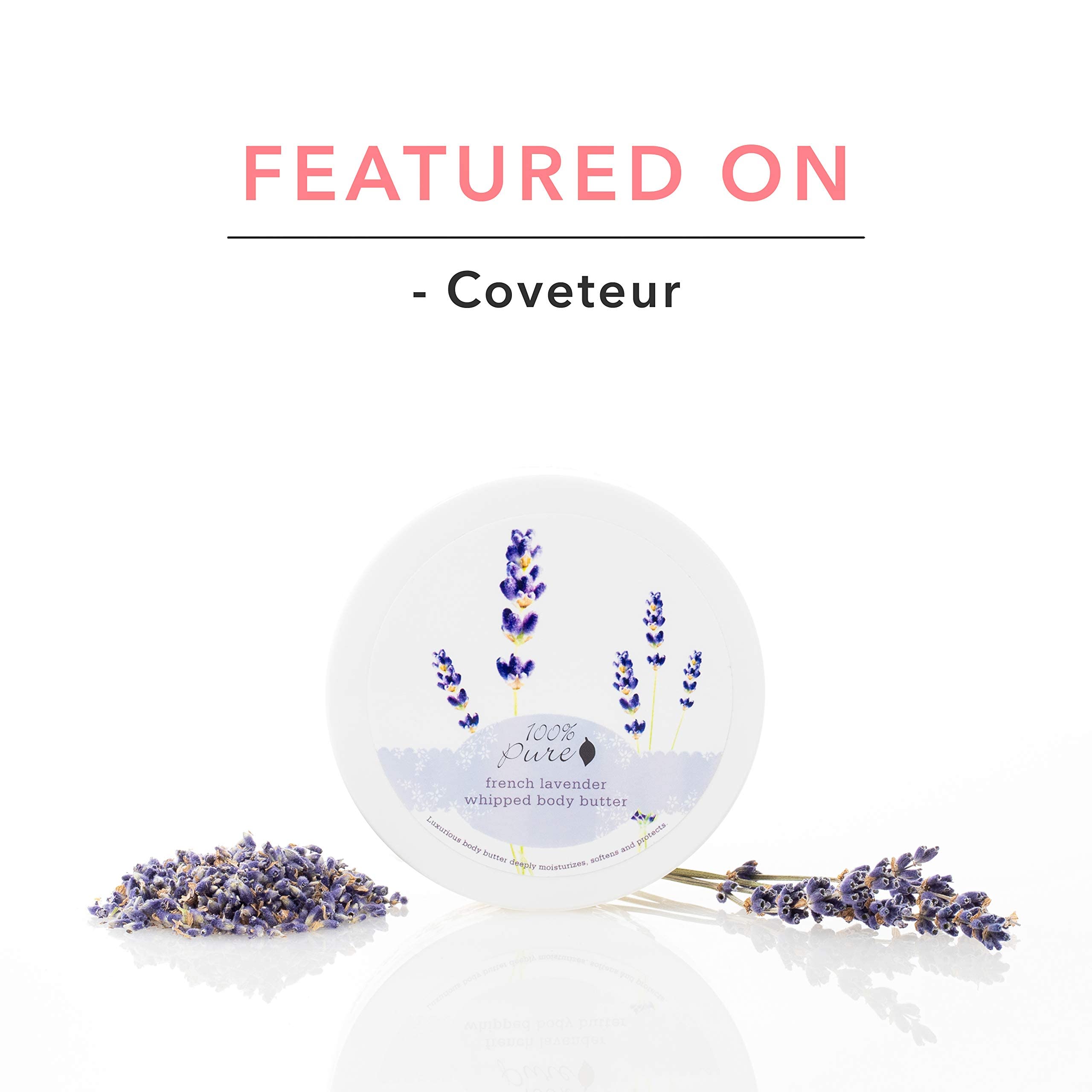 100% PURE French Lavender Whipped Body Butter, Body Lotion for Dry Skin, Made with Shea Butter, Cocoa Butter, Moisturizing Body Cream, Natural Lotion - 3.4 oz - Image 8