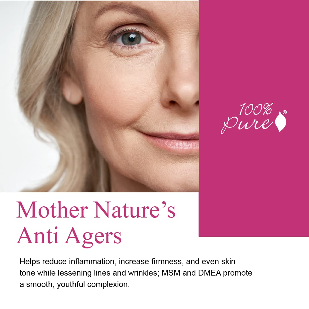 100% PURE Lavender Niacinamide Pore Minimizer Tonique Facial Purify & Tone Skincare with Witch Hazel Balancing Face Mist Helps Calm Firm & Minimize the Look of Pores & Wrinkles, Vegan - 1.7 fl oz - Image 6