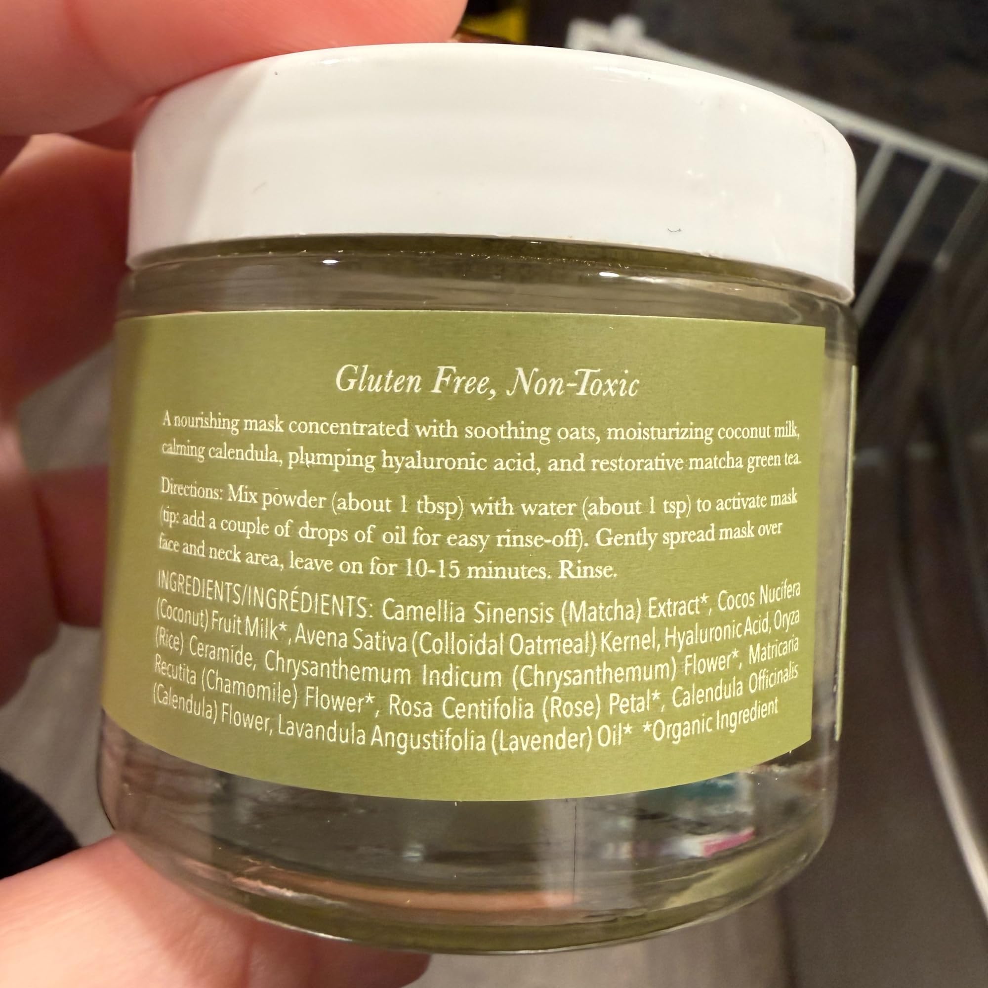 100% PURE Matcha Oat Milk Nourishing Mask, Powder Face Mask, Anti-Aging, Softens, Moisturizes Skin, Restorative Facial Mask - 0.8 oz - Image 9