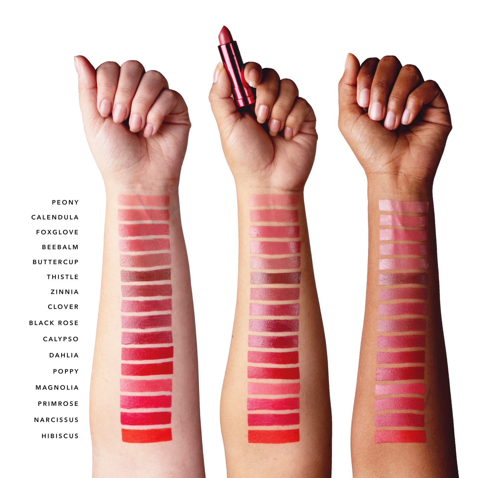 100% PURE Pomegranate Oil Anti-Aging Lipstick Long Lasting, Vibrant Makeup - Moisturizing Cocoa Butter Satin Finish - Vegan Fruit Pigmented Bee Balm Color (Warm Deep Peachy Pink) - 0.15 oz - Image 4