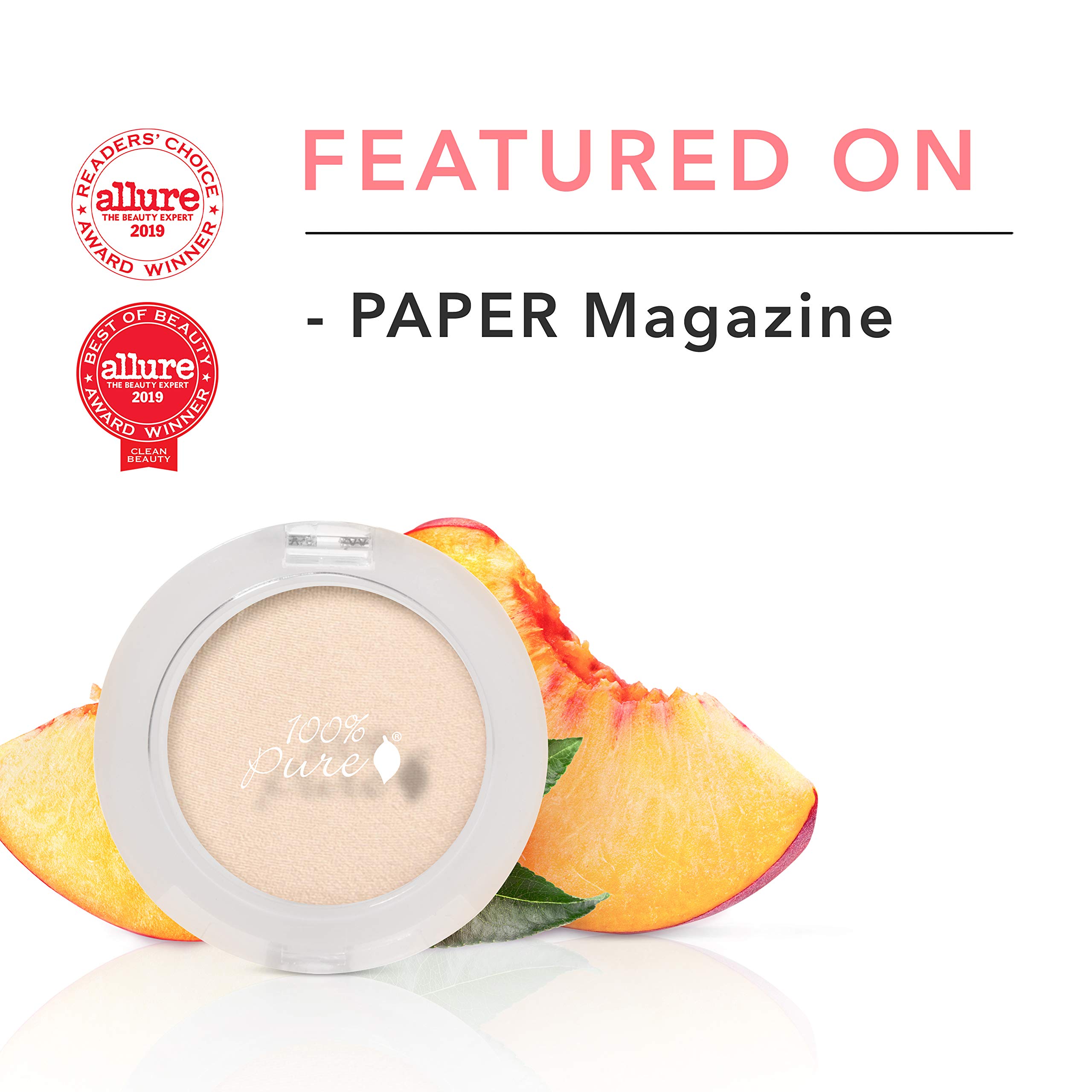 100% PURE Pressed Powder Eye Shadow (Fruit Pigmented), Star Shimmer Eyeshadow, Buildable Pigment, Easy to Apply, Natural Makeup (Soft Gold Sheen w/ Yellow Undertones) - 0.07 oz - Image 7