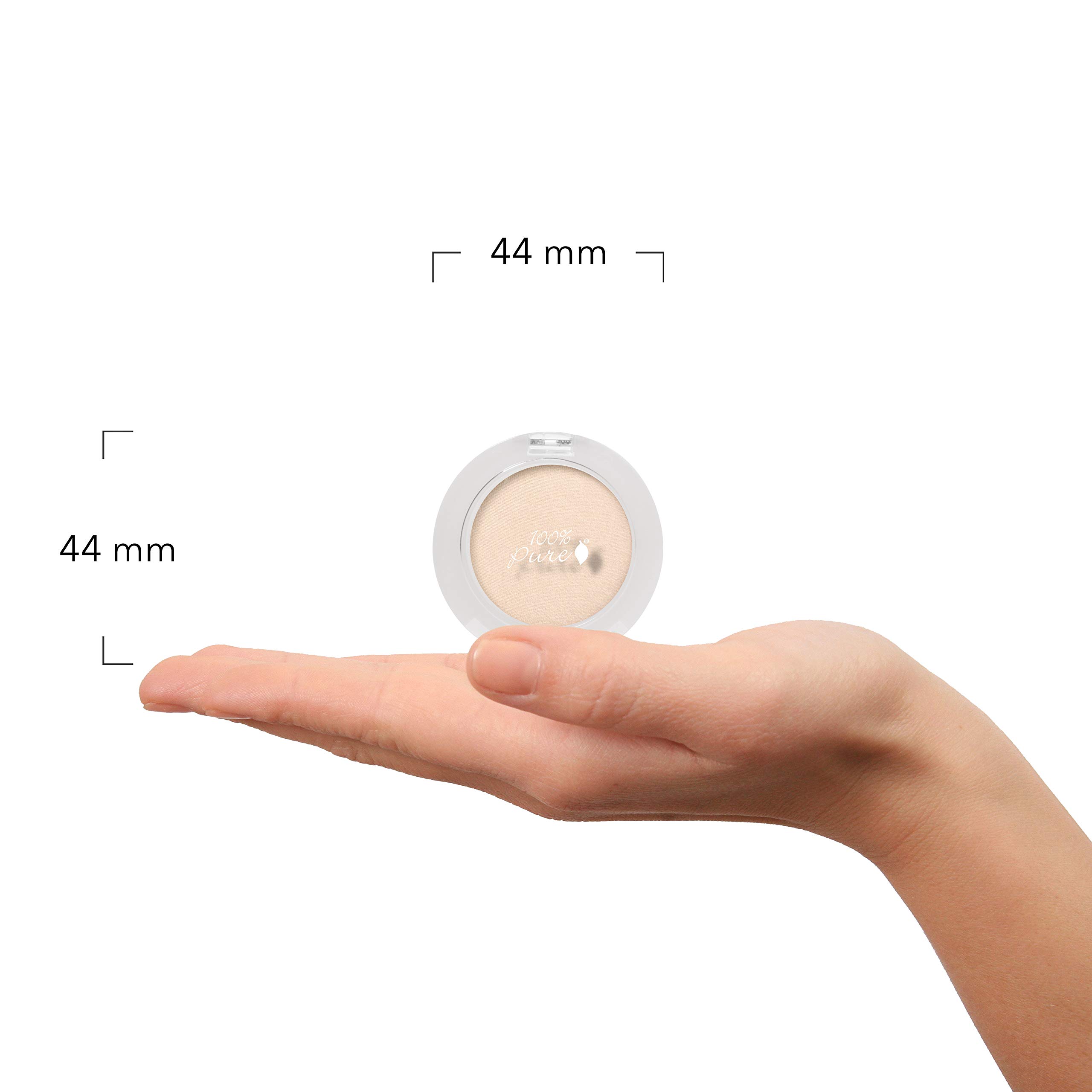 100% PURE Pressed Powder Eye Shadow (Fruit Pigmented), Star Shimmer Eyeshadow, Buildable Pigment, Easy to Apply, Natural Makeup (Soft Gold Sheen w/ Yellow Undertones) - 0.07 oz - Image 8