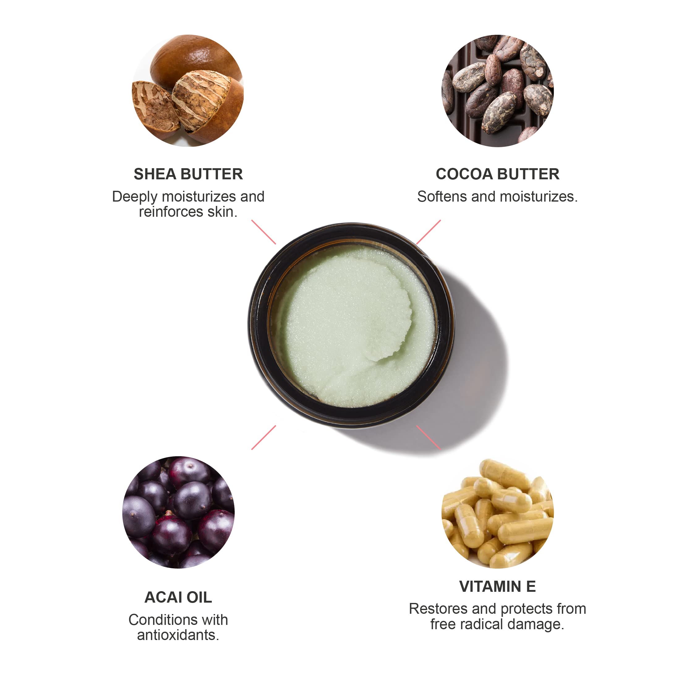 100% PURE Skin Support Stretch Mark Butter Belly Moisturizer - Nourishing Skin Defense with Vitamins & Antioxidants Natural Pregnancy Formula - Shea, Cocoa Butter, Vitamin E Cream - Vegan - 1.35oz - Image 3