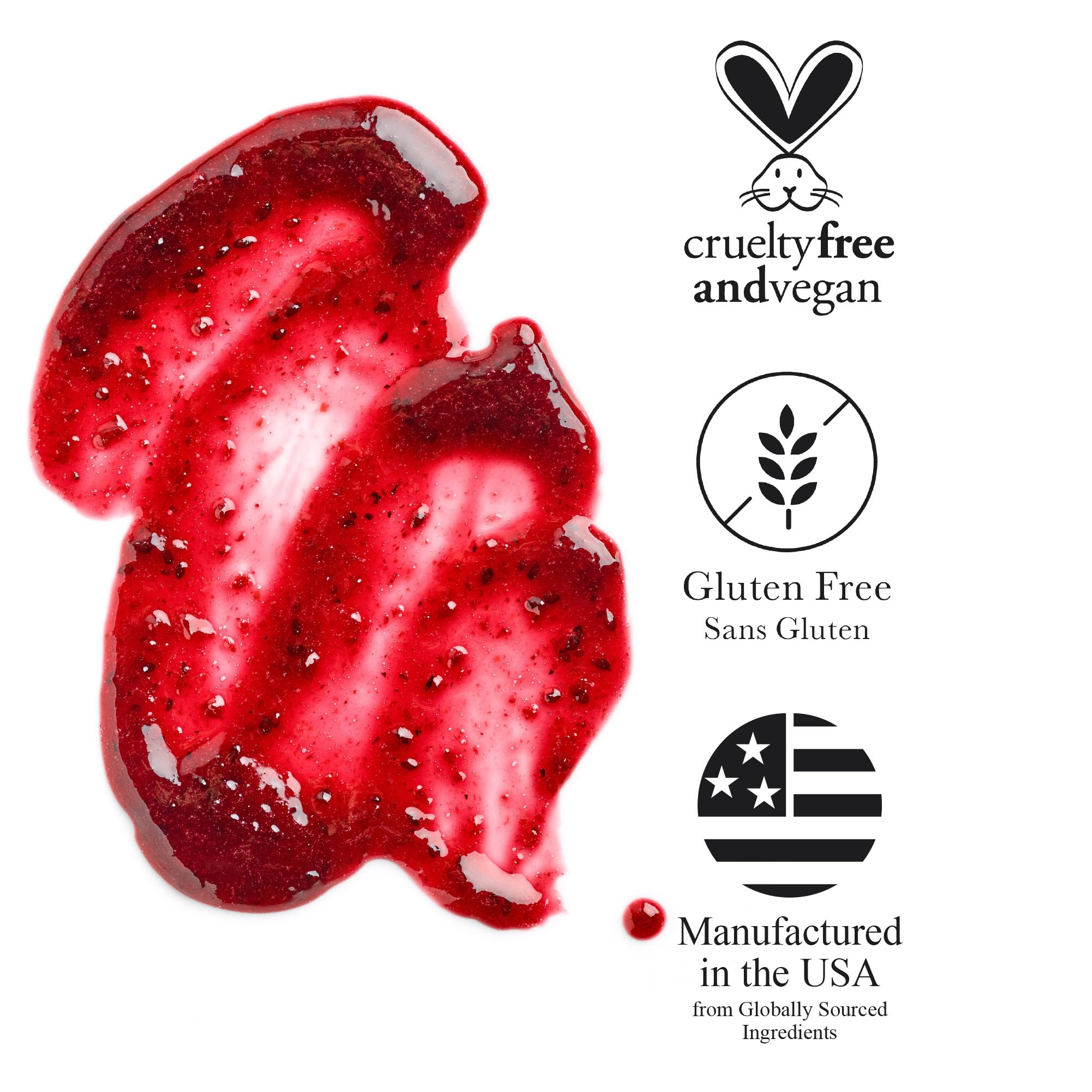 100% PURE Strawberry Brightening Facial Scrub Antioxidant-Rich for Radiant, Smooth Skin - Papaya & Pineapple Enzymes Natural Glow Exfoliator - Gentle Exfoliating Face Wash for Women & Men - 2 Fl oz - Image 5