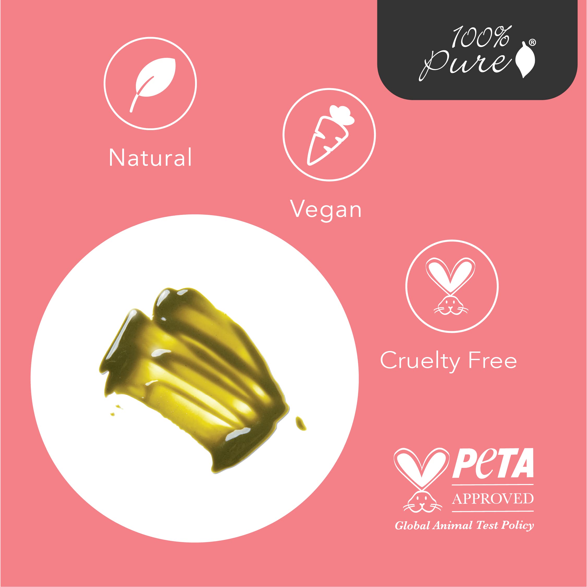 100% PURE Tea Tree Deep Detox Face Mask & Deep Pore Cleanse Natural Skin Care Unclog & Detoxify Acne Blemish Treatment For Oily Skin - Vegan - 1.7oz - Image 5