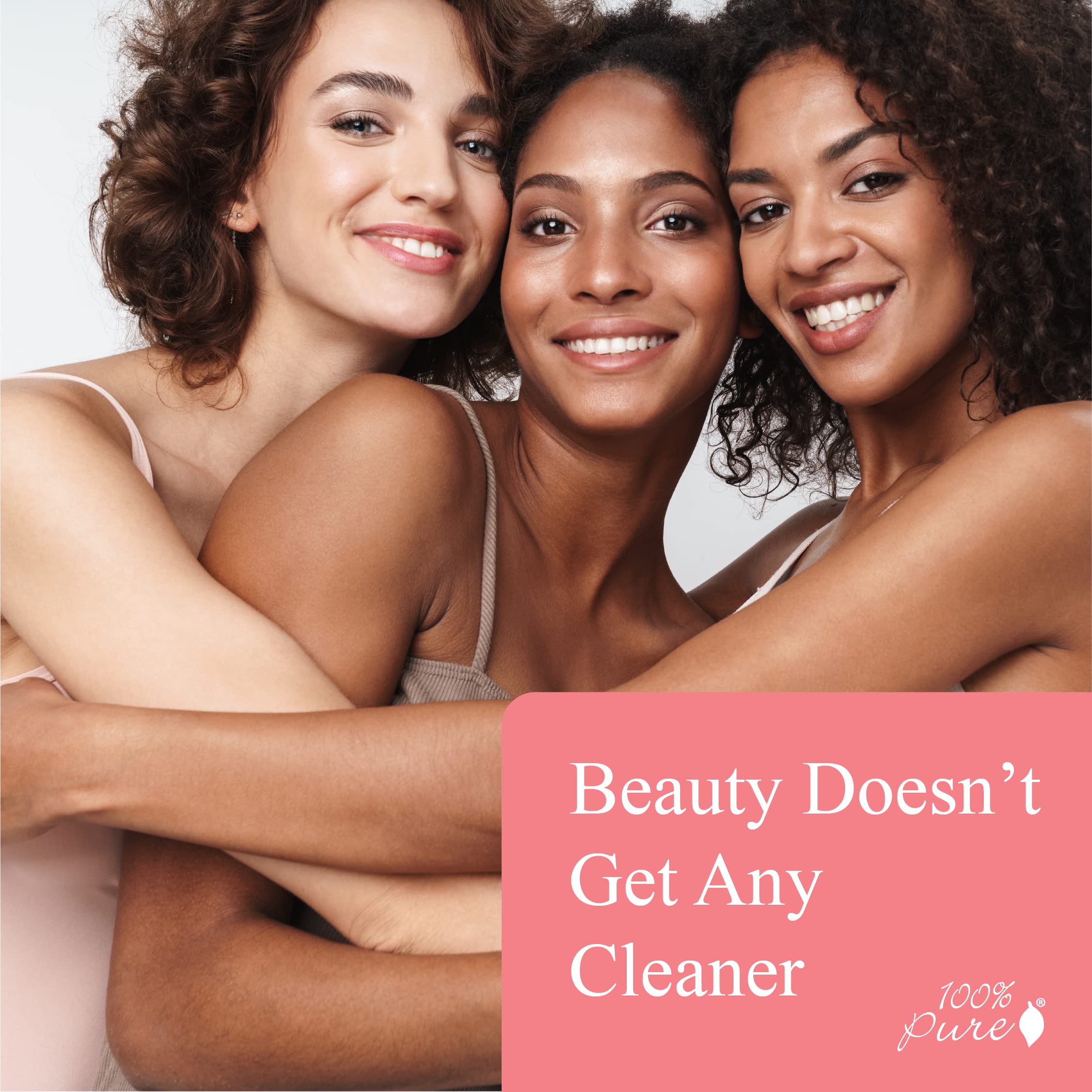 100% PURE Tea Tree Deep Detox Face Mask & Deep Pore Cleanse Natural Skin Care Unclog & Detoxify Acne Blemish Treatment For Oily Skin - Vegan - 1.7oz - Image 7