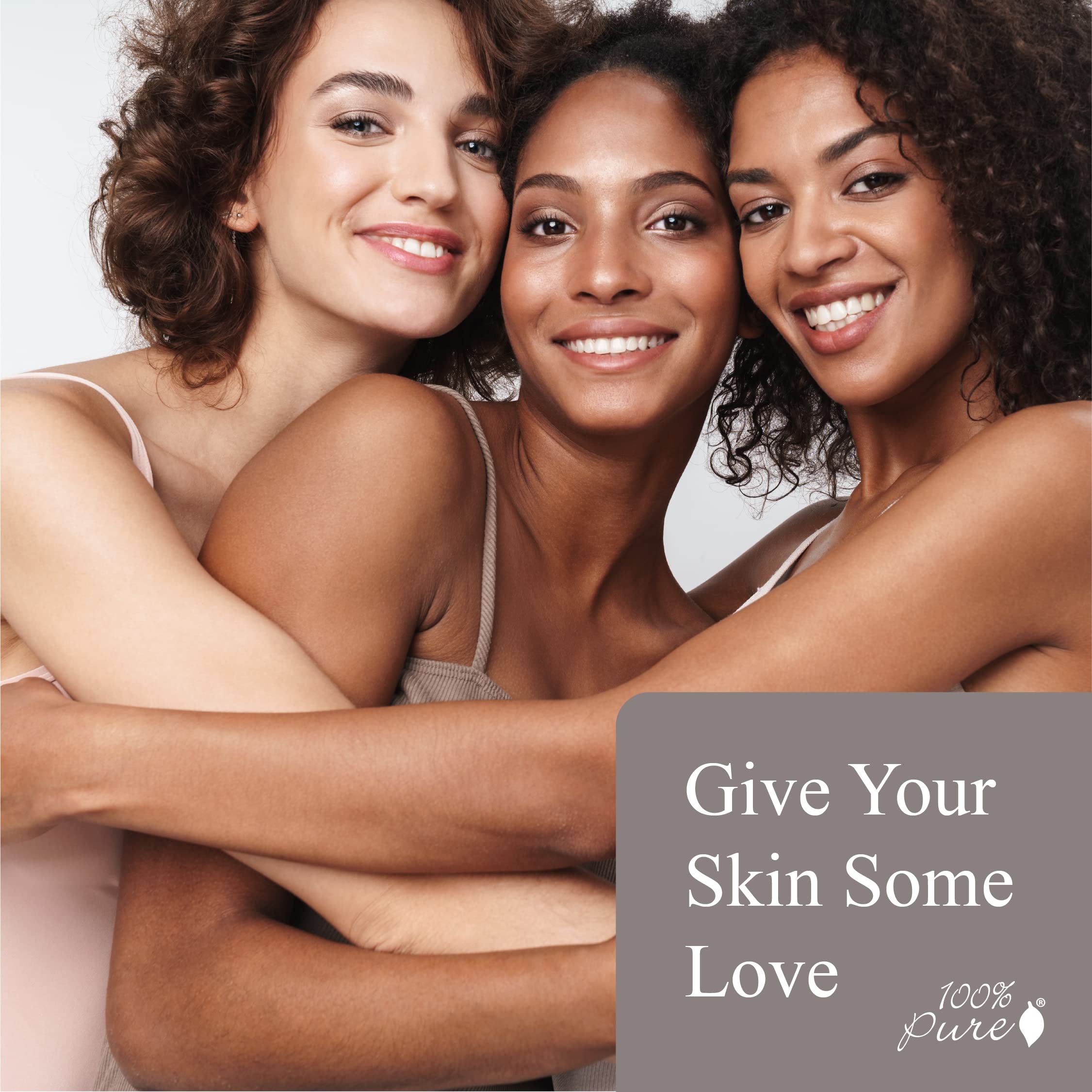 100% PURE Water Foundation Full Coverage Hydrating Makeup, Light Dewy Finish, Moisturizing Concealer Normal, Dry Skin - Fruit Pigment Color Cool 4.0 w/Reddish-Pink Undertones for Dark Skin - 1 Fl Oz - Image 7