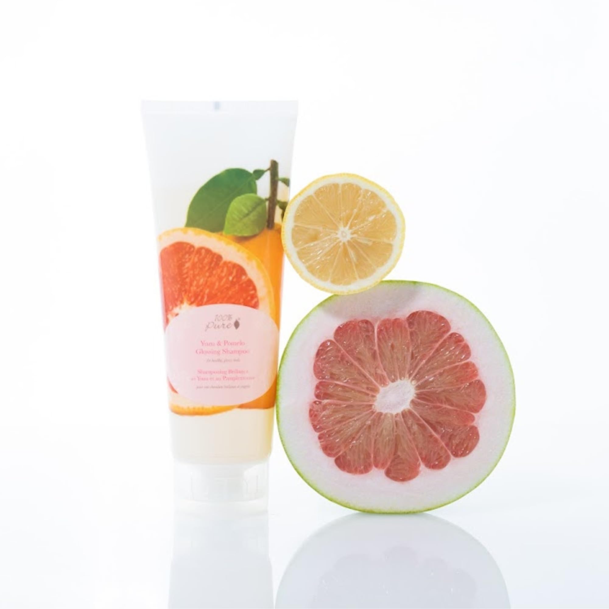 100% PURE Yuzu & Pomelo Glossing Shampoo & Hydrating Detox Helps Restore Vibrancy in Dry Dull Hair Revitalizing Shine & Body Healthy Growth for Women & Men, Vegan - 8 Fl Oz - Image 4